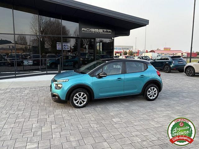Usata Citroën C3 Feel 102 CV (75 kW) 2021 Azzurro Utilitaria