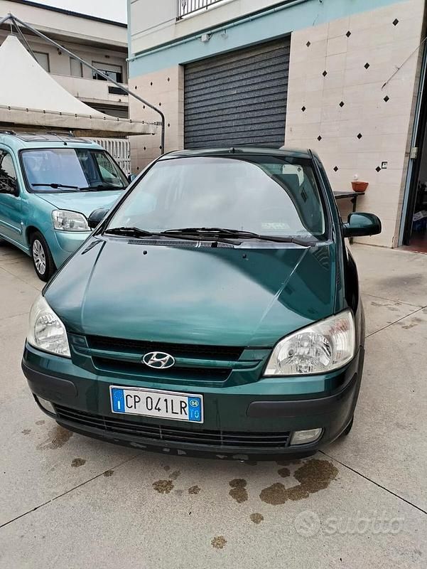 Usata Hyundai Getz Active 82 CV (60 kW) 2004 Verde Utilitaria