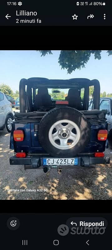 Blu Usata 2003 Jeep Wrangler SUV | 14.000 € (Ottimo prezzo) - Immagine 1/4