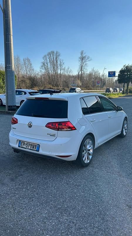 Usata VW Golf VII Highline 149 CV (109 kW) 2013 Bianco Berlina