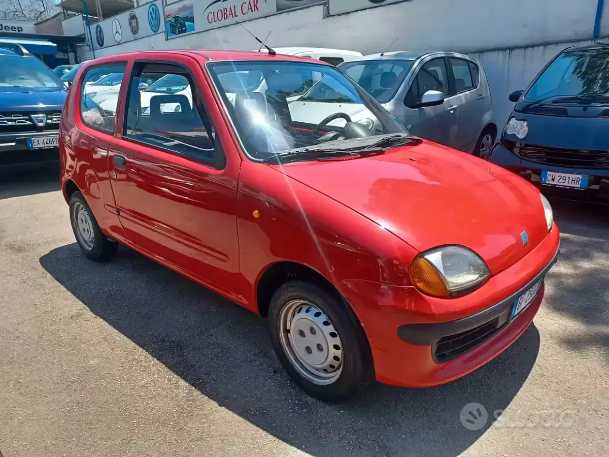 Usata Fiat Seicento S 39 CV (28 kW) 1999 Rosso Utilitaria