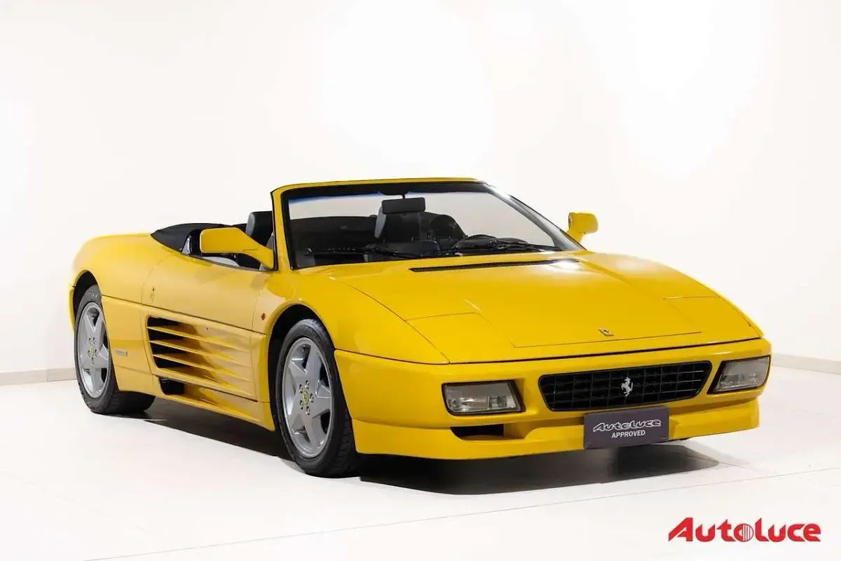 Usata Ferrari 348 320 CV (235 kW) 1993 Giallo fer. 102 Cabrio