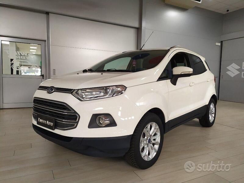 Bianco Usata 2016 Ford Ecosport Titanium SUV | 10.900 € (Molto cara) - Immagine 1/4