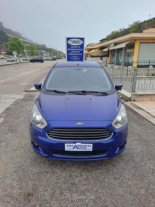 Begagnad Ford Ka Plus 86 HK (63 kW) 2016 Blå Halvkombi