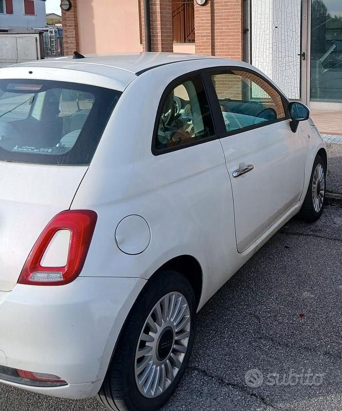 Usata Fiat 500 Lounge 95 CV (69 kW) 2018 Bianco Utilitaria