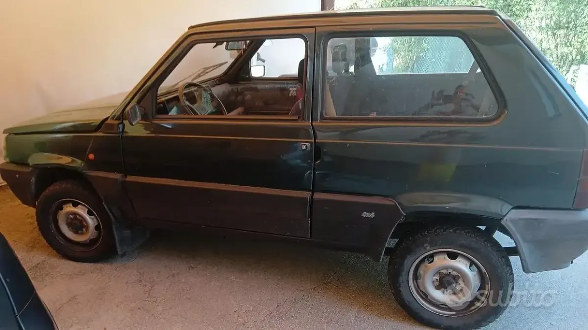 Usata Fiat Panda 4x4 50 CV (36 kW) 1992 Verde Utilitaria