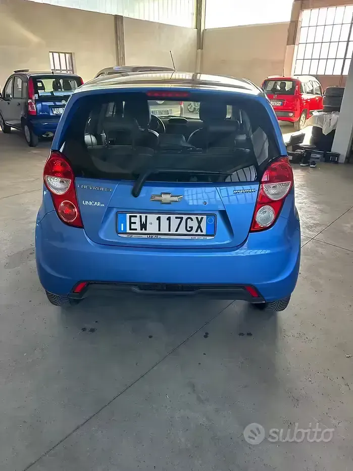 Begagnad Chevrolet Spark LS 79 HK (58 kW) 2014 Blå Halvkombi