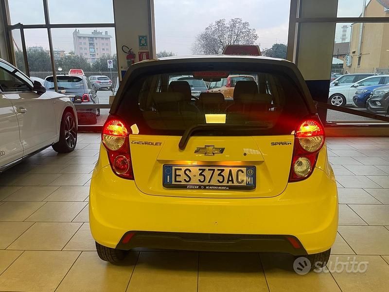 Usata Chevrolet Spark LS 68 CV (50 kW) 2013 Giallo Utilitaria
