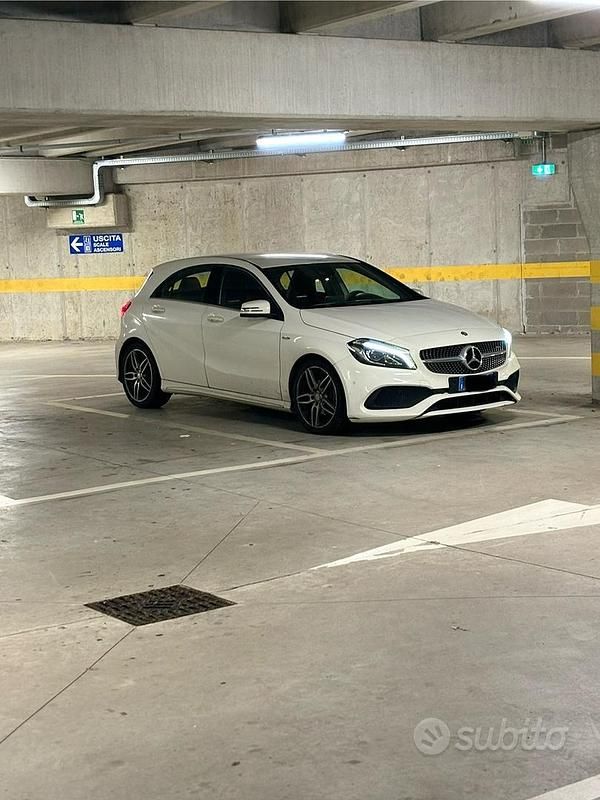 Usata Mercedes A200 AMG 136 CV (100 kW) 2017 Bianco Berlina