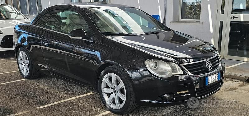 Usata VW Eos 140 CV (102 kW) 2007 Nero Cabrio