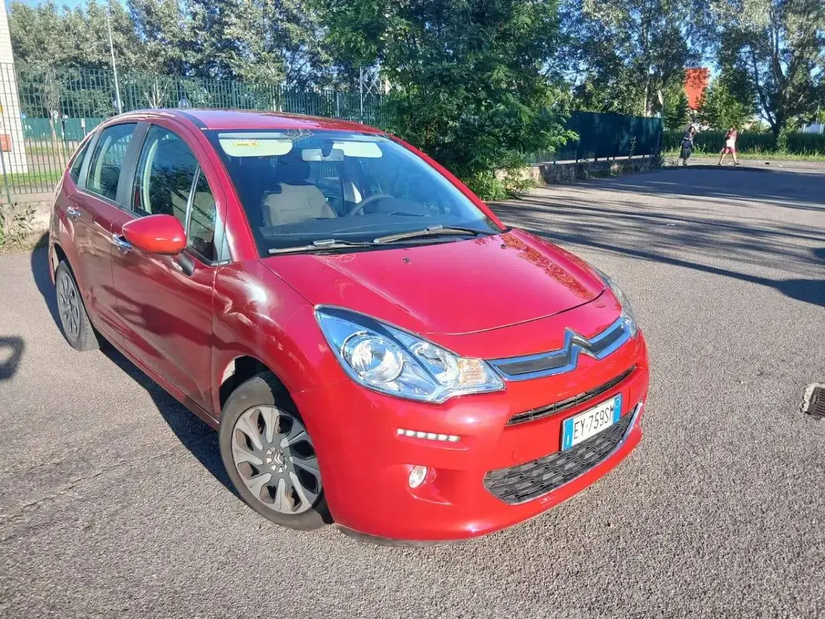 Usata Citroën C3 Exclusive 82 CV (60 kW) 2015 Rosso Berlina