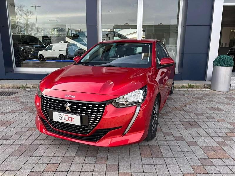 Usata Peugeot 208 Allure 101 CV (74 kW) 2020 Rosso Utilitaria