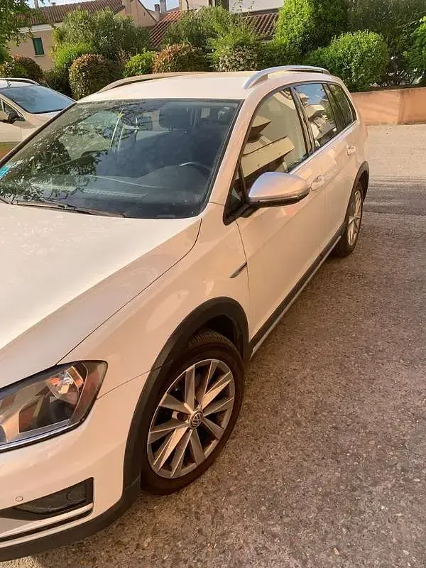 Usata VW Golf Alltrack 185 CV (136 kW) 2016 Bianco Station wagon