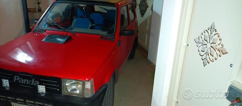 Usata Fiat Panda 1995 Rosso Utilitaria