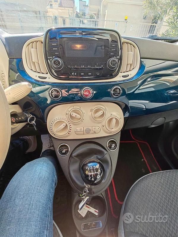 Usata Fiat 500 Pop 69 CV (50 kW) 2018 Blu Utilitaria