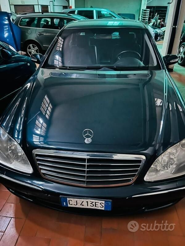 Usata Mercedes S320 204 CV (150 kW) 2003 Nero Berlina