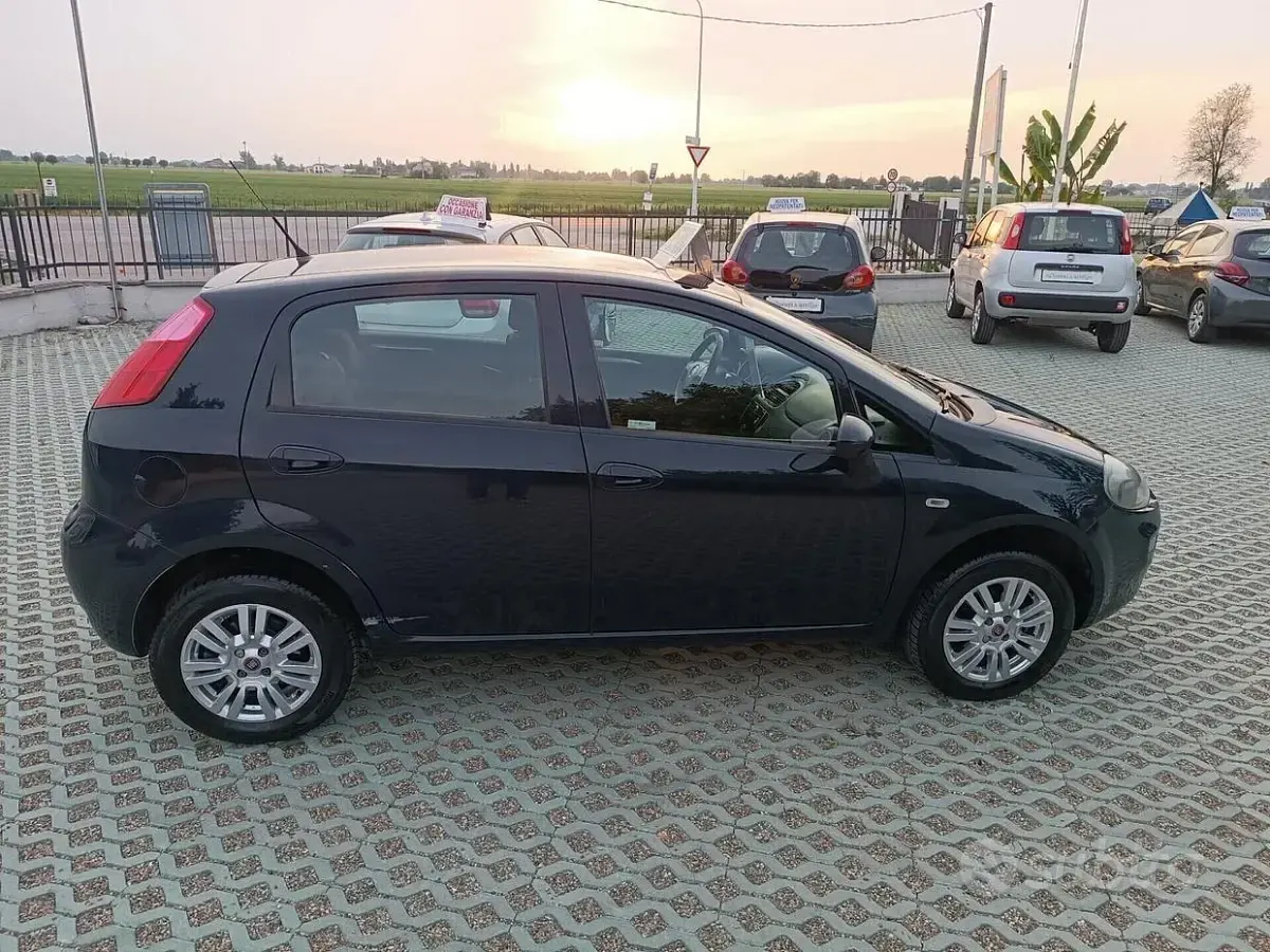 Usata Fiat Punto Lounge 70 CV (51 kW) 2016 Nero Utilitaria