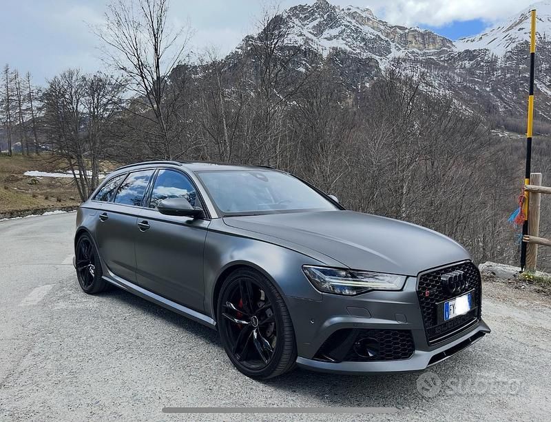Usata Audi RS6 Ambiente 560 CV (411 kW) 2015 Grigio Station wagon