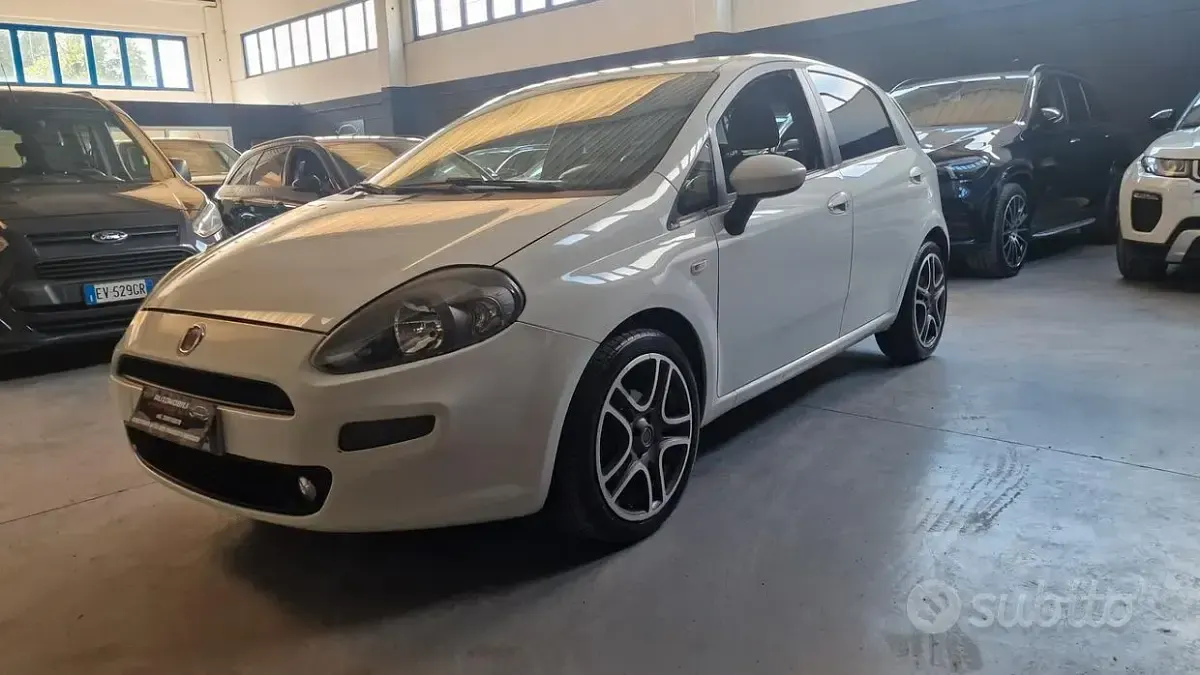 Usata Fiat Punto Easy 75 CV (55 kW) 2012 Bianco Utilitaria