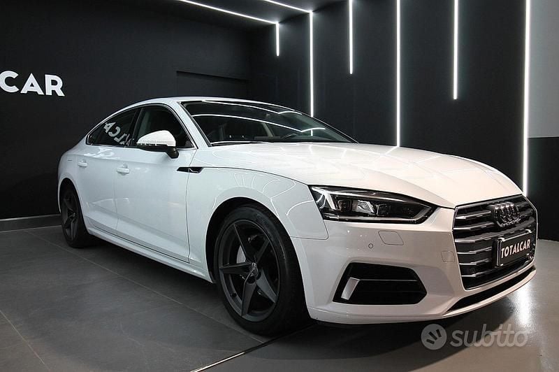 Usata Audi A5 Premium 190 CV (139 kW) 2019 Bianco Berlina