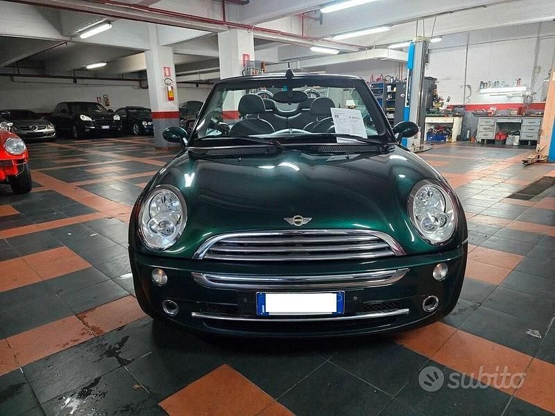 Usata Mini Cooper Cabriolet 116 CV (85 kW) 2008 Verde Cabrio