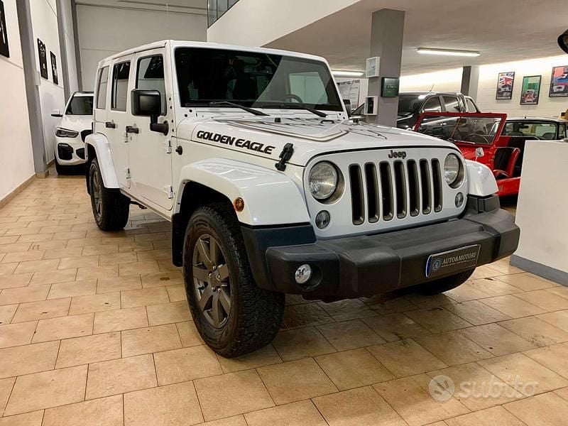 Usata Jeep Wrangler Unlimited 200 CV (147 kW) 2018 Bright white SUV