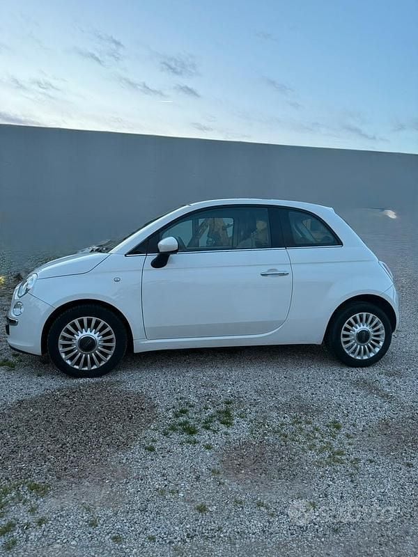 Usata Fiat 500 Lounge 69 CV (50 kW) 2013 Bianco Utilitaria