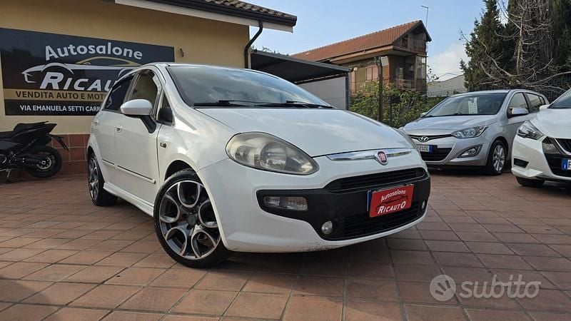 Usata Fiat Punto Evo Dynamic 75 CV (55 kW) 2010 Bianco Utilitaria