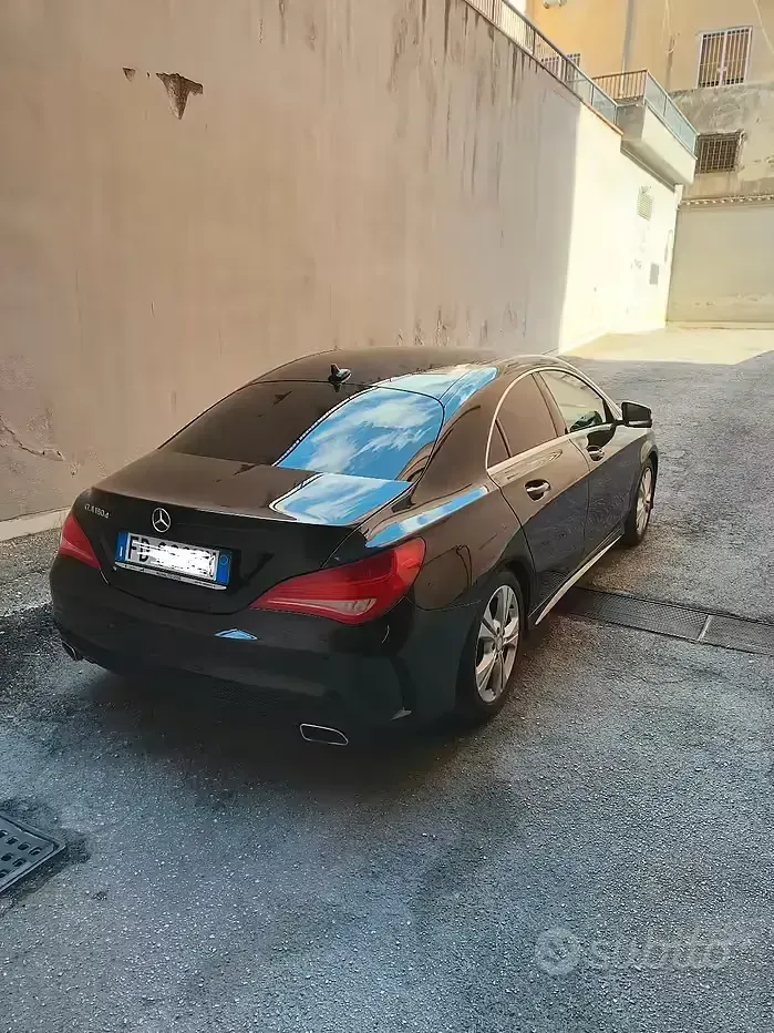 Usata Mercedes CLA180 109 CV (80 kW) 2016 Nero Berlina