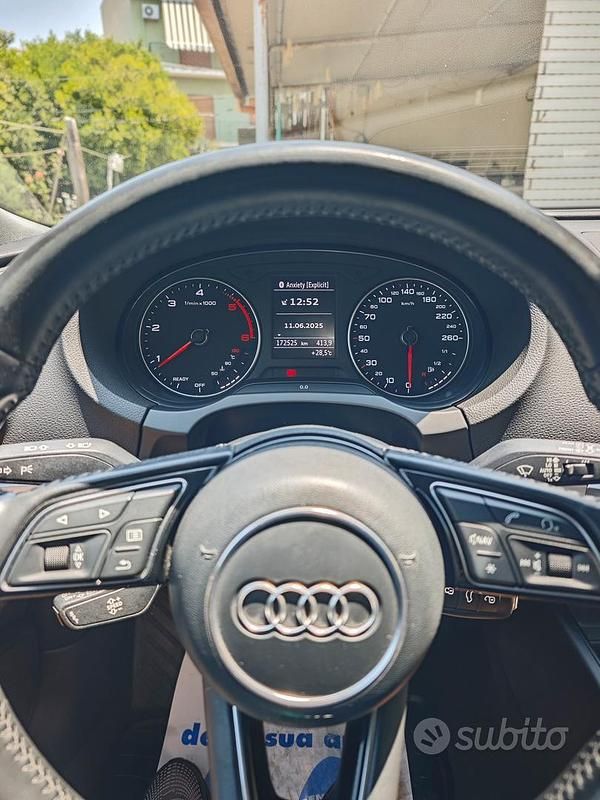 Usata Audi A3 116 CV (85 kW) 2017 Nero Berlina