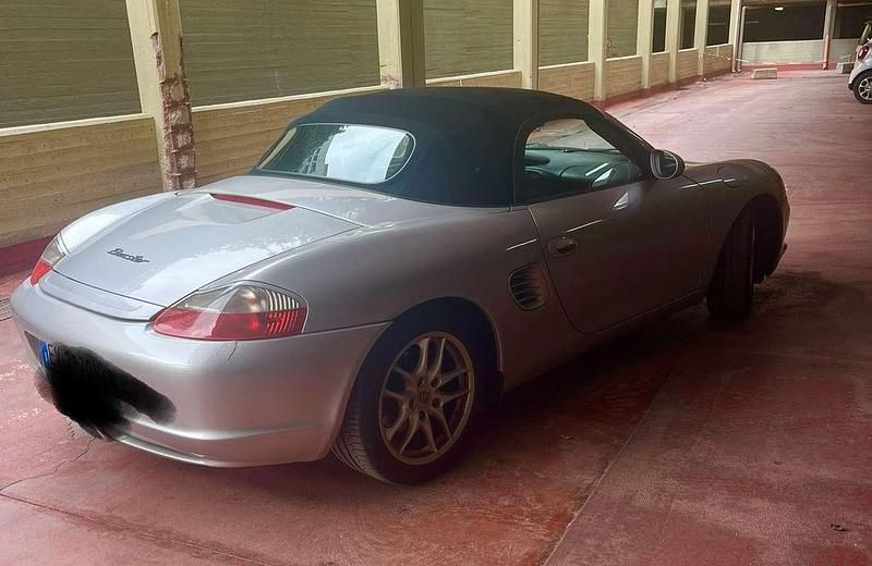 Usata Porsche Boxster 228 CV (167 kW) 2003 Argento Cabrio