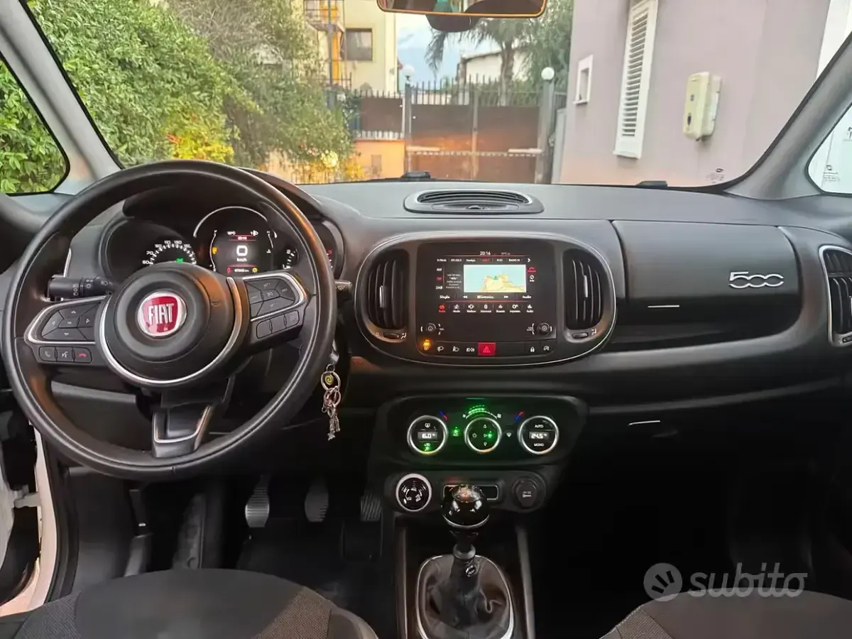 Usata Fiat 500L Cross 95 CV (69 kW) 2018 Bianco Monovolume