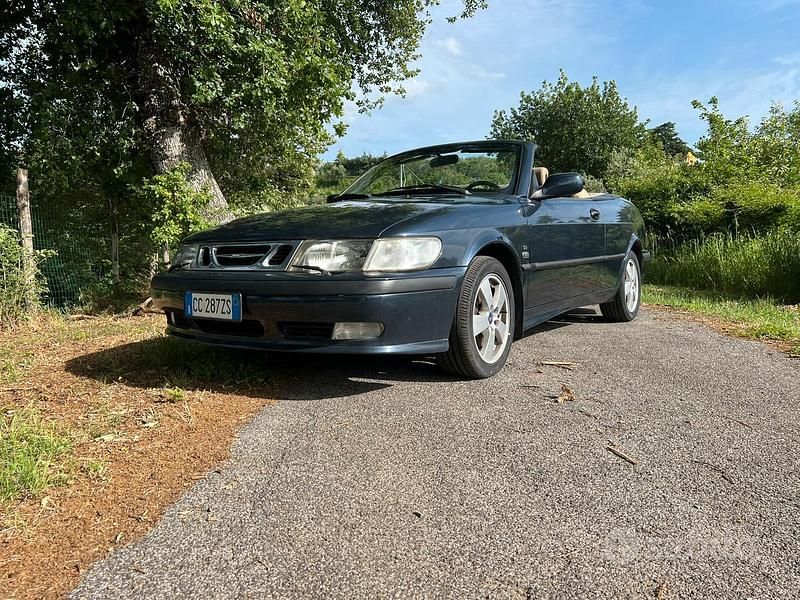 Usata Saab 9-3 Cabriolet 185 CV (136 kW) 2002 Blu Cabrio