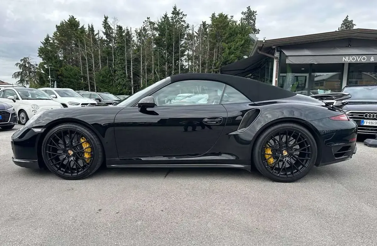 Usata Porsche 911 Turbo S Cabriolet 560 CV (411 kW) 2016 Nero Cabrio