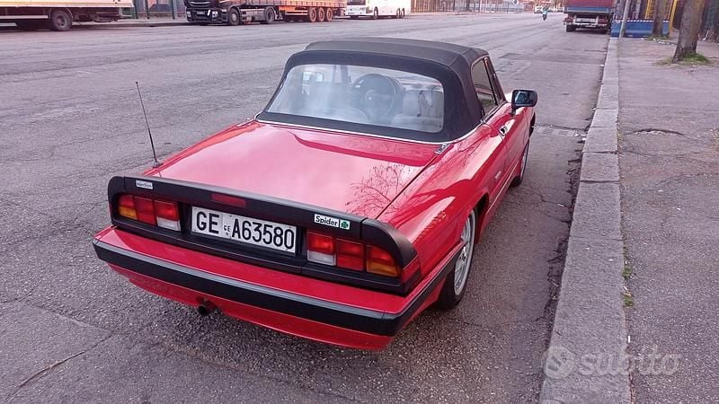 Usata Alfa Romeo Spider Quadrifoglio Verde 1997 Rosso Cabrio