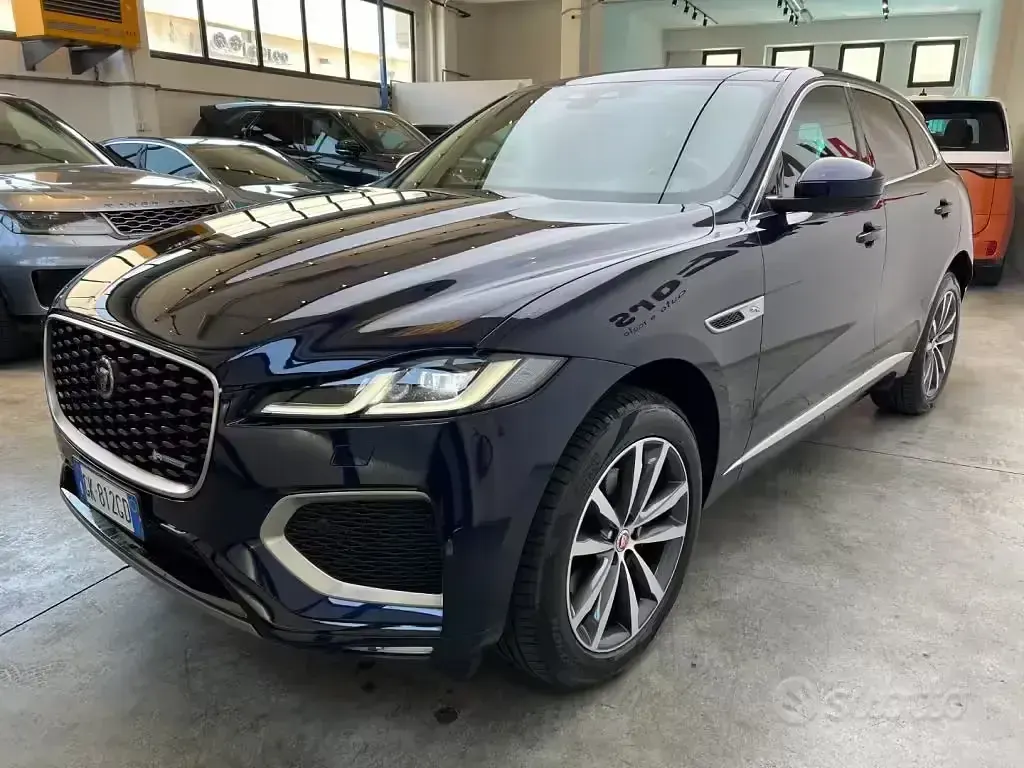 Usata Jaguar F-Pace R-Dynamic 250 CV (183 kW) 2022 Blu SUV