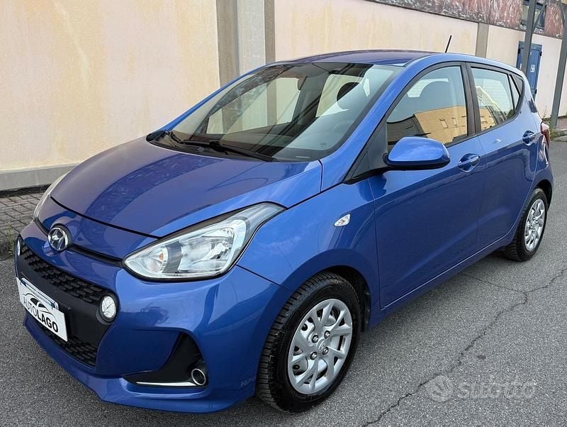 Usata Hyundai i10 Advanced 67 CV (49 kW) 2019 Blu Utilitaria