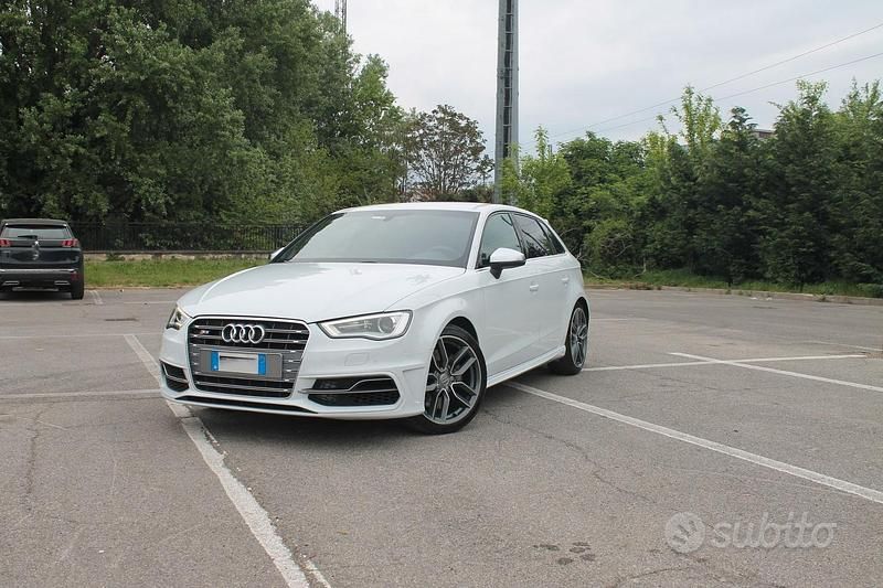 Usata Audi S3 Comfort 300 CV (220 kW) 2013 Bianco Berlina