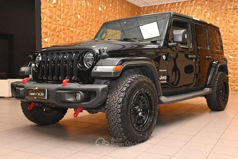 Usata Jeep Wrangler Sahara 272 CV (200 kW) 2020 Nero SUV