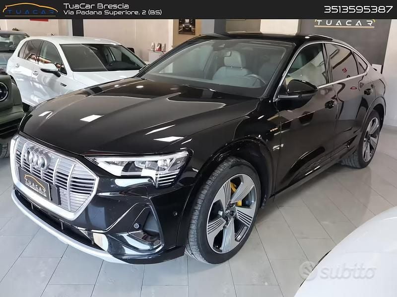 Usata Audi e-tron S-Line 158 kW (215 CV) 2020 Nero SUV