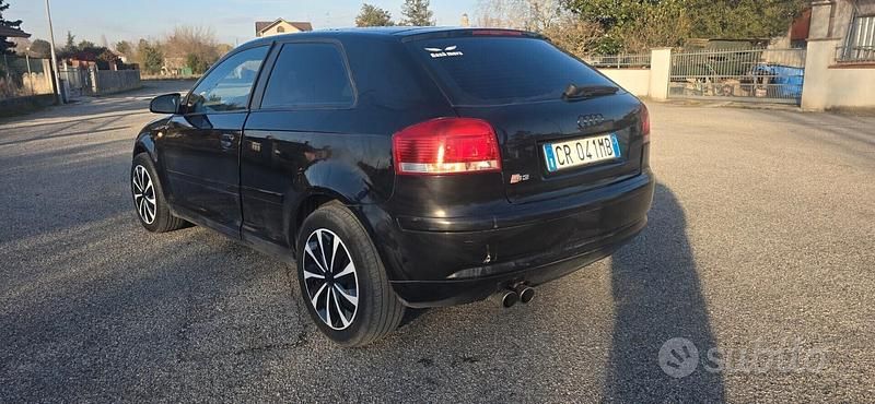 Usata Audi A3 Attraction 140 CV (102 kW) 2005 Nero Utilitaria
