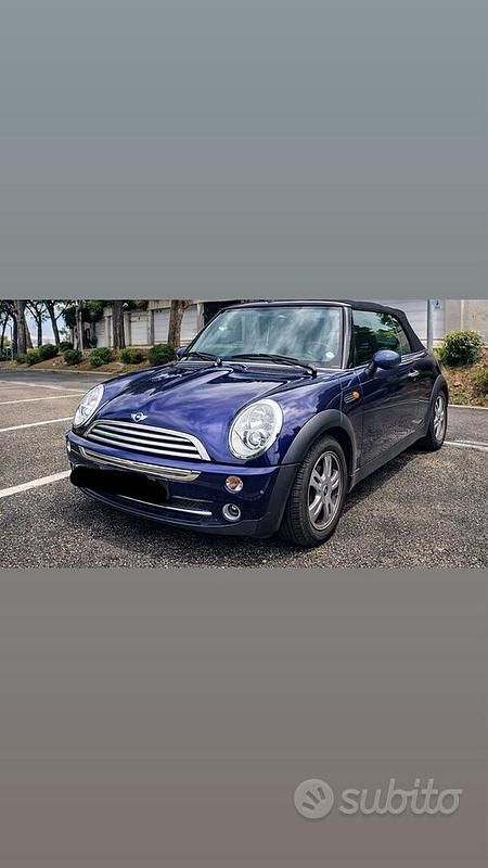 Usata Mini One Cabriolet 90 CV (66 kW) 2004 Blu Cabrio