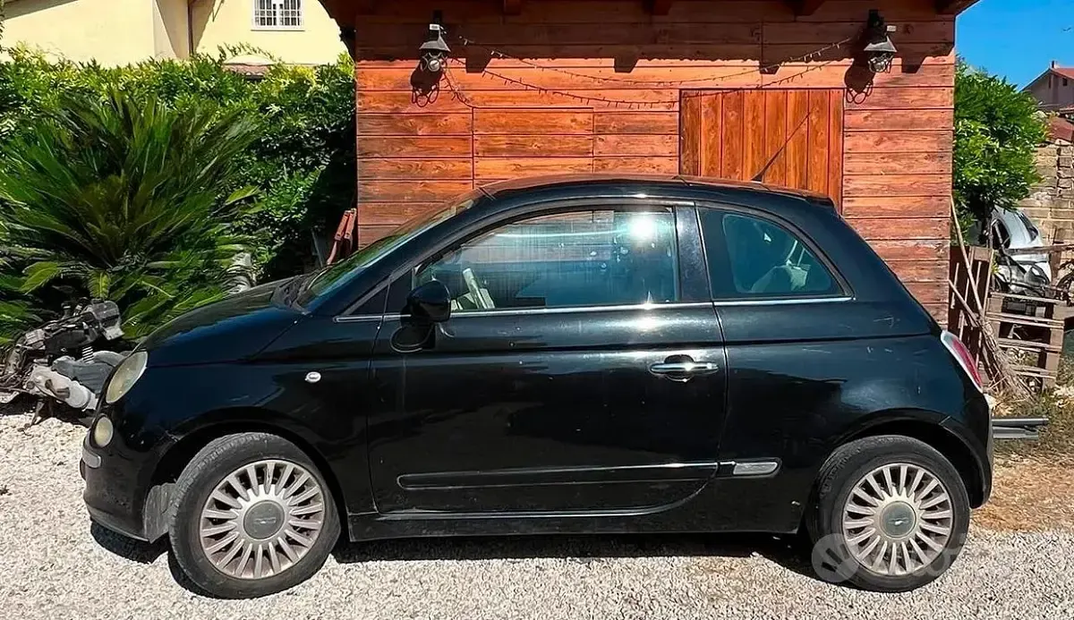 Usata Fiat 500 Pop 69 CV (50 kW) 2008 Nero Utilitaria