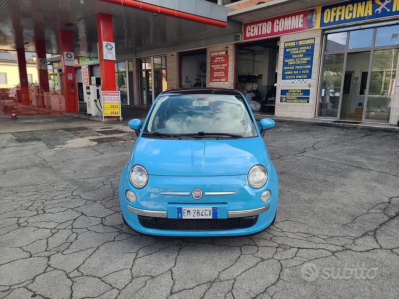 Usata Fiat 500 Lounge 69 CV (50 kW) 2012 Blu Berlina