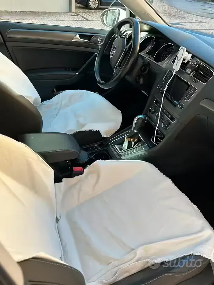 Usata VW Golf VII 105 CV (77 kW) 2014 Bianco Berlina