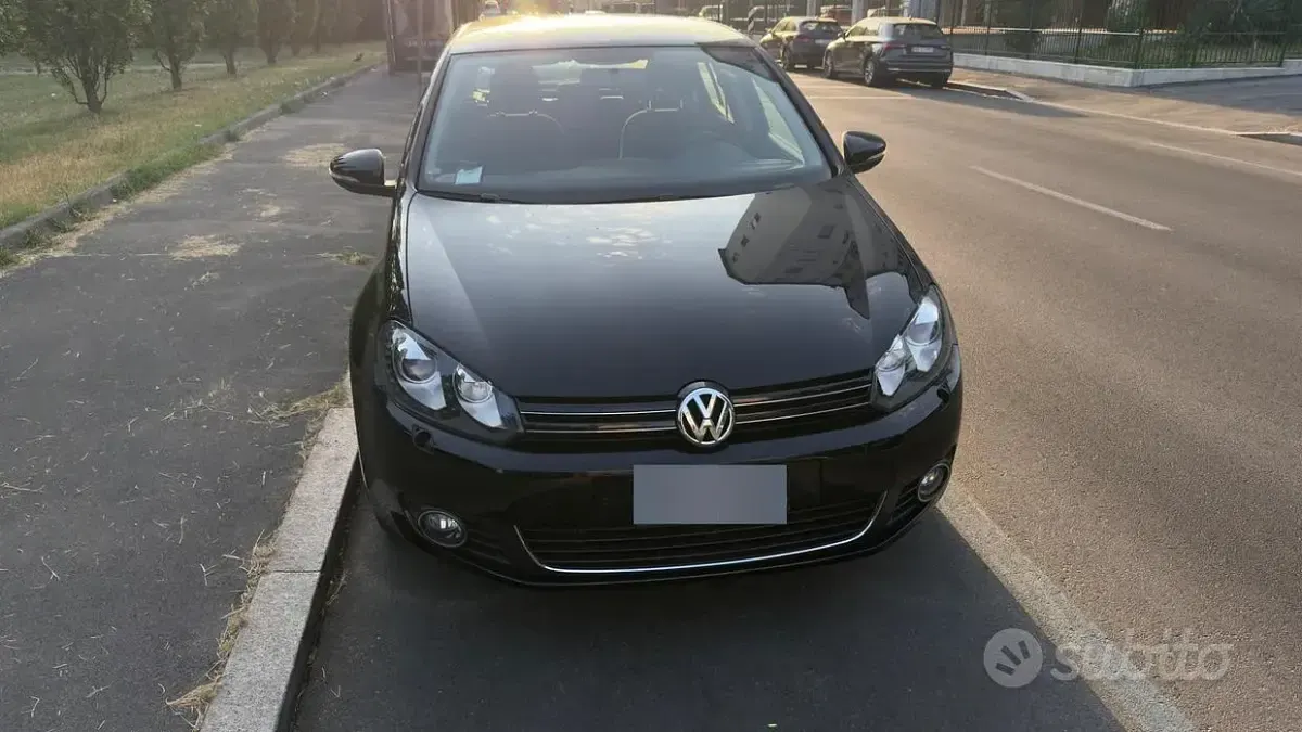 Usata VW Golf VI 140 CV (102 kW) 2011 Nero Berlina