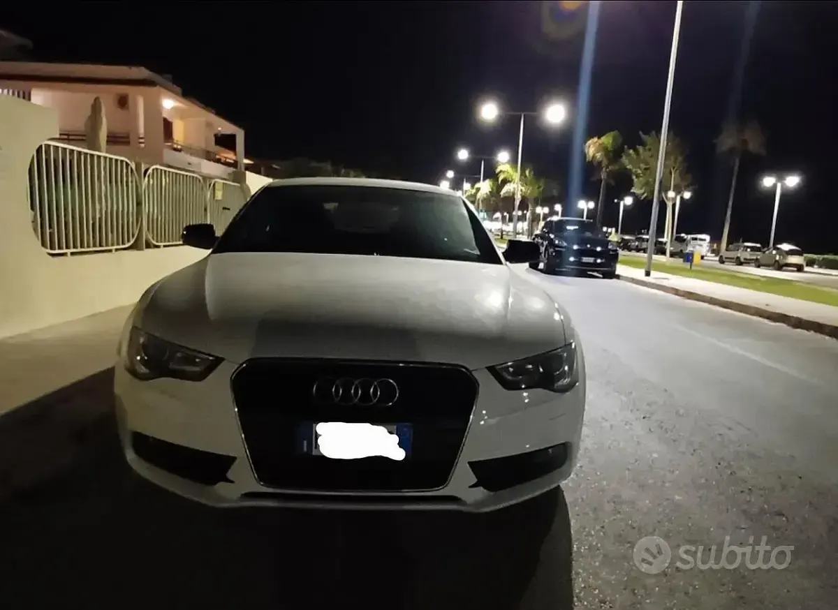 Usata Audi A5 2014 Bianco Coupé