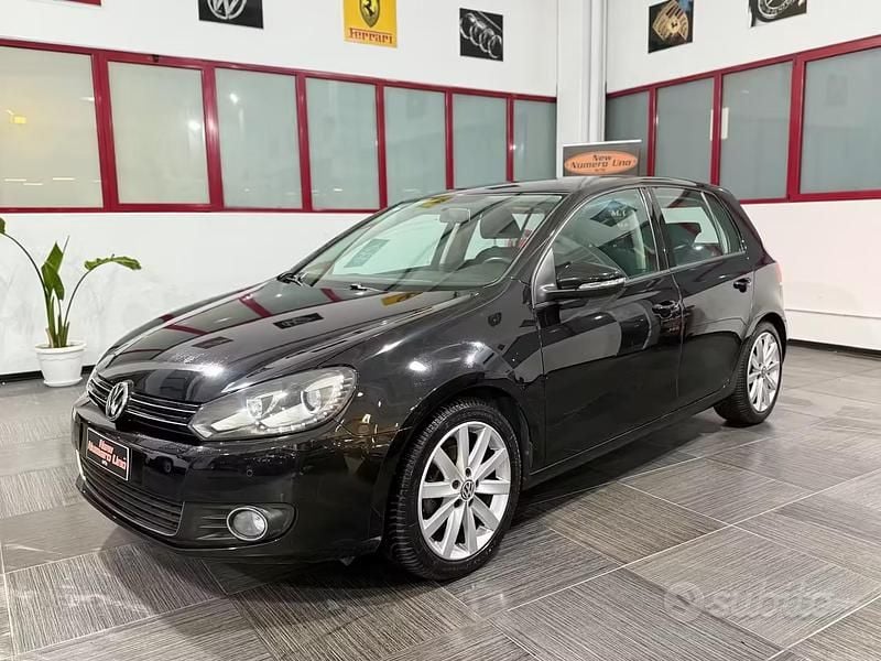 Usata VW Golf VII Highline 105 CV (77 kW) 2012 Nero Berlina