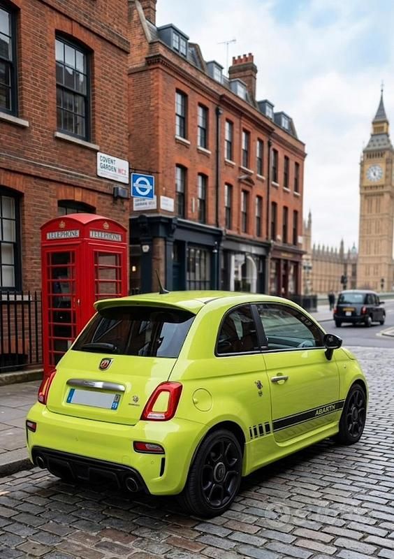 Usata Abarth 595 Pista 160 CV (117 kW) 2020 Verde Utilitaria