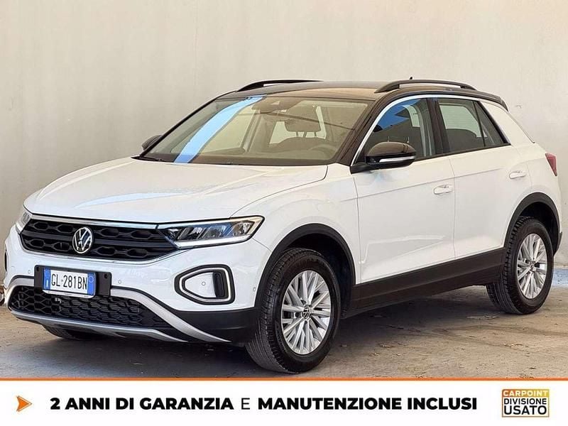 Bianco Usata 2022 VW T-Roc Life SUV | 21.120 € (Super prezzo) - Immagine 1/2